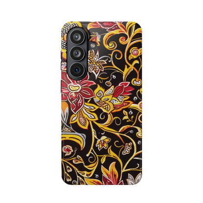 Floral Filigree Magnetic Impact Phone Case - DIGITAL X