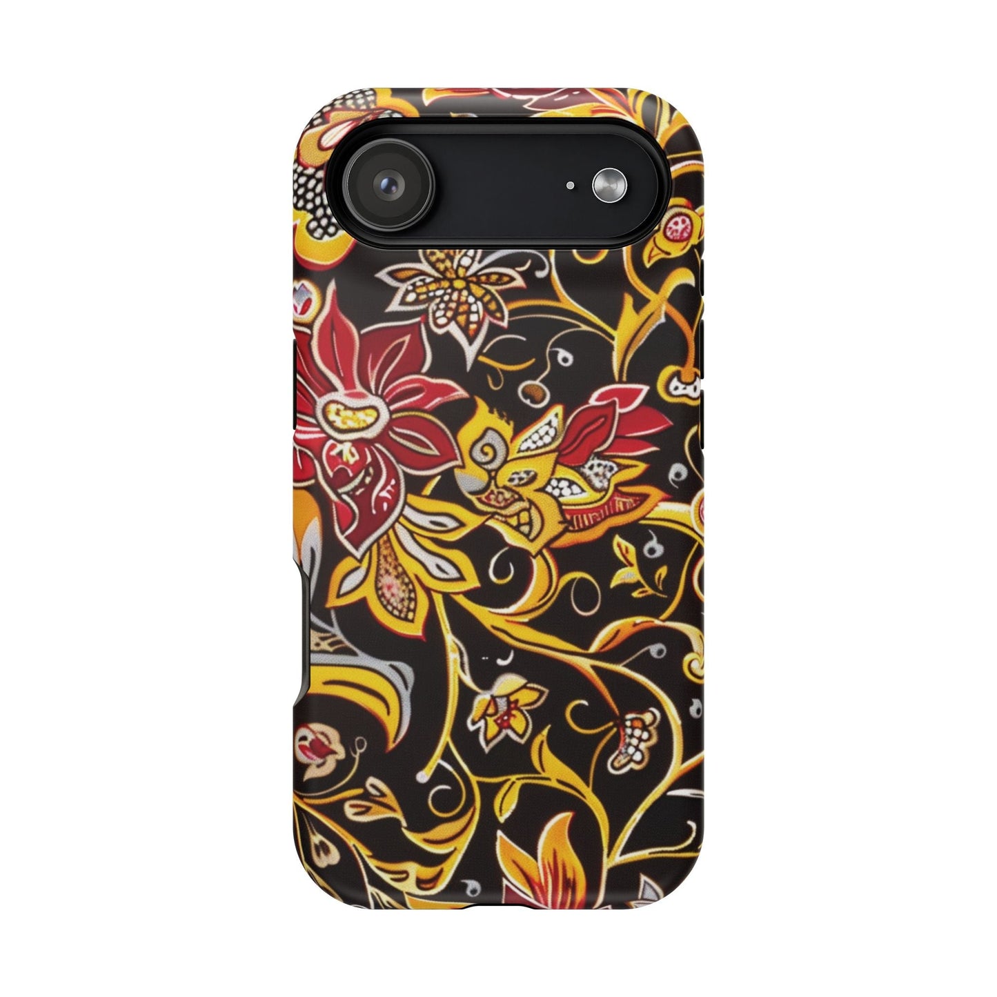 Floral Filigree Magnetic Impact Phone Case - DIGITAL X