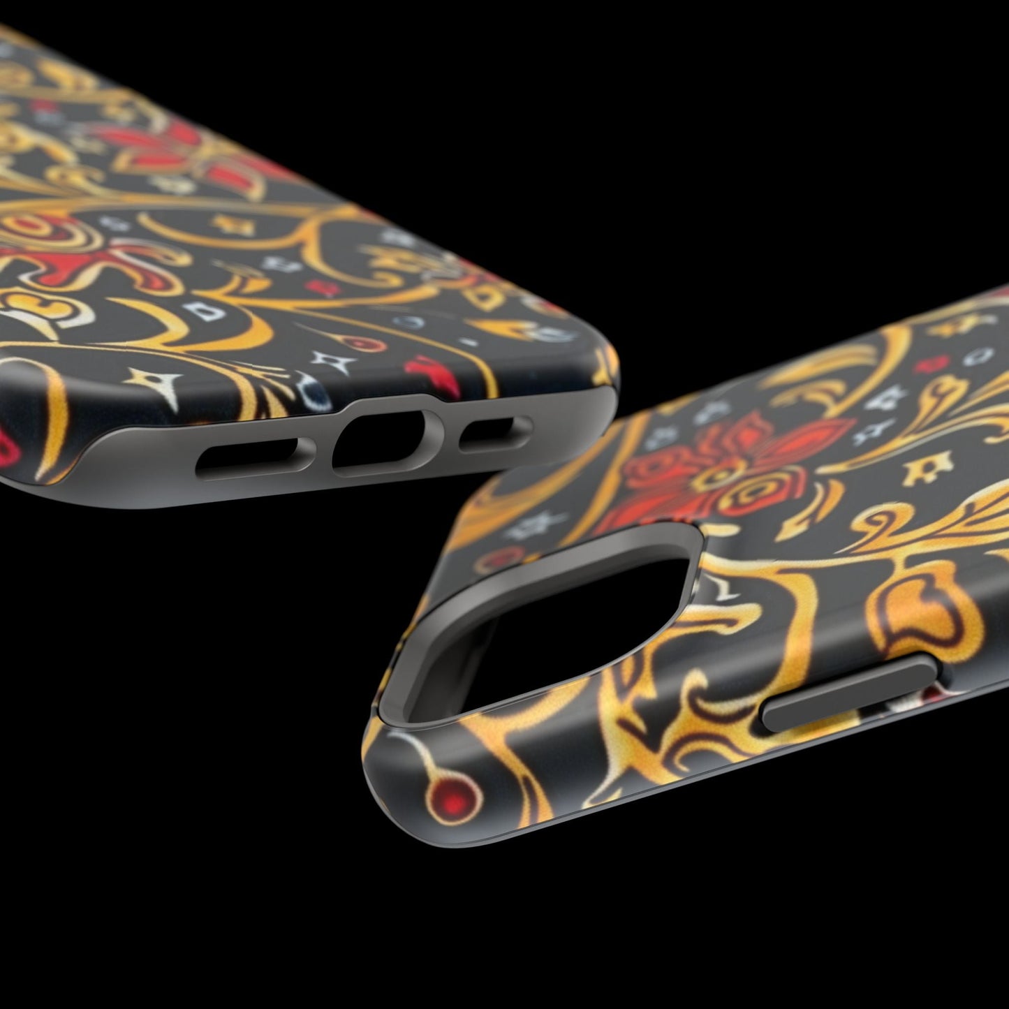Floral Filigree Magnetic Impact Phone Case - DIGITAL X
