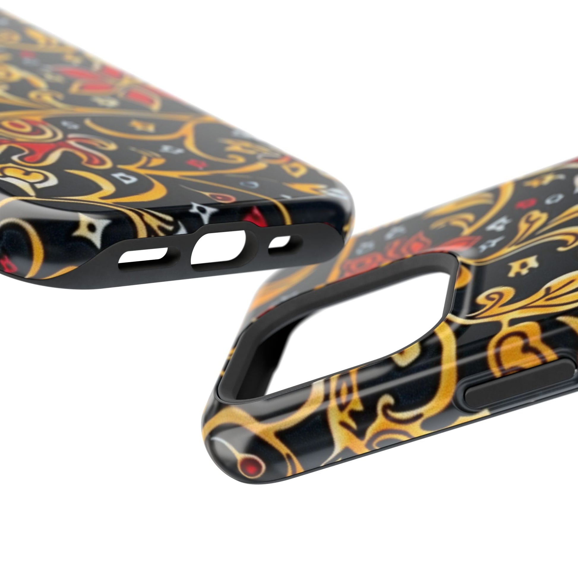 Floral Filigree Magnetic Impact Phone Case - DIGITAL X