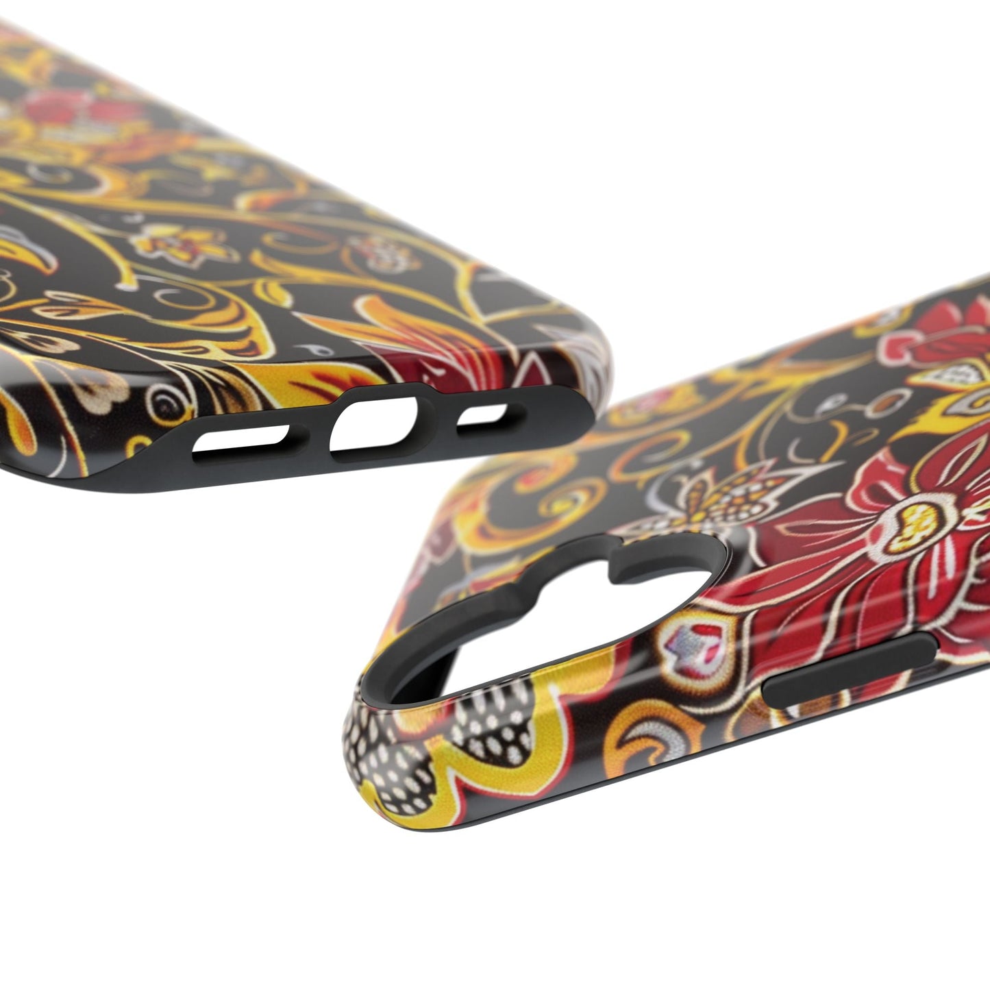 Floral Filigree Magnetic Impact Phone Case - DIGITAL X