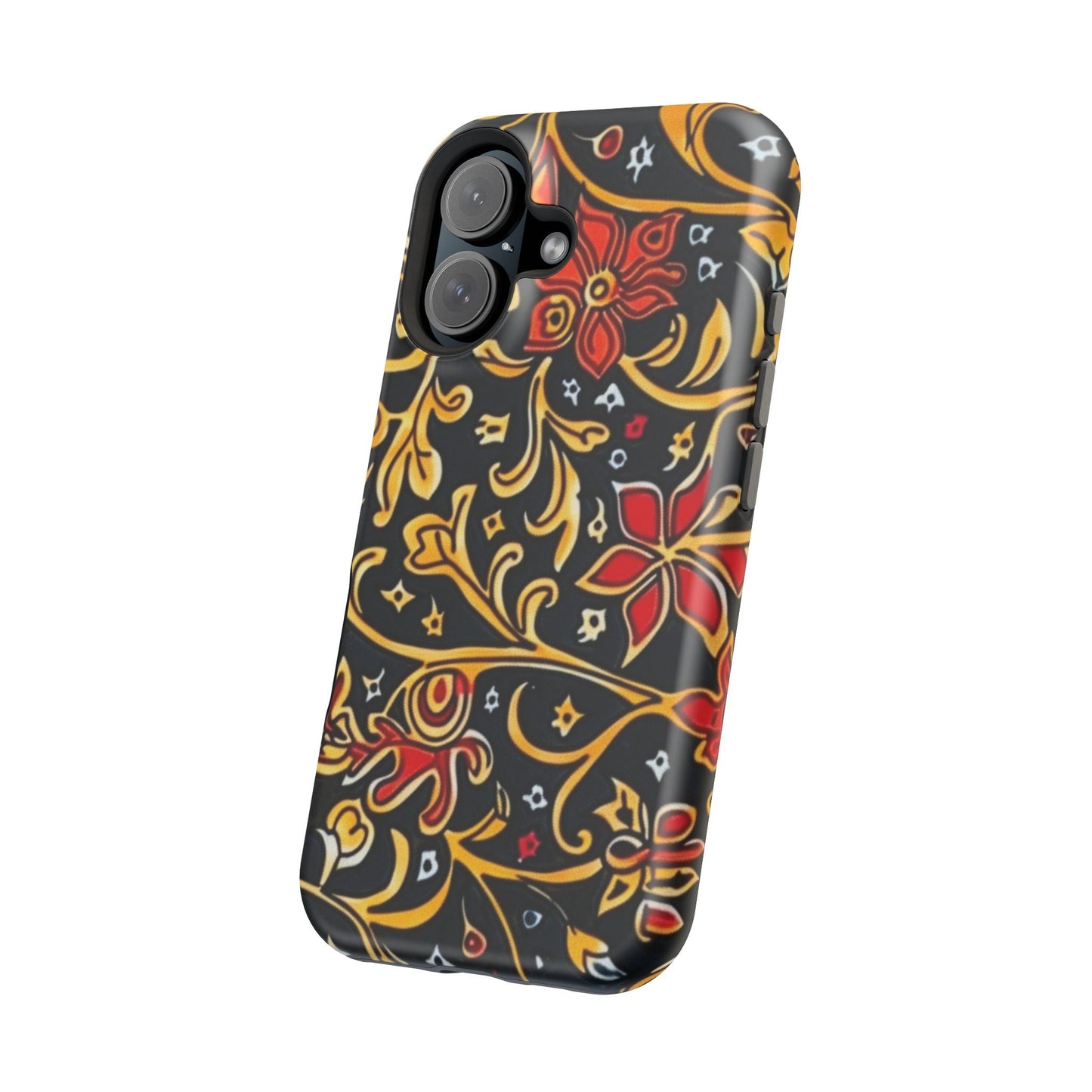 Floral Filigree Magnetic Impact Phone Case - DIGITAL X