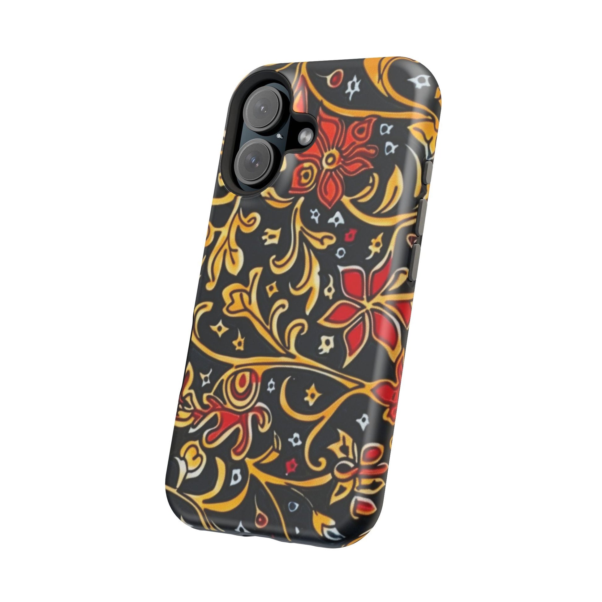 Floral Filigree Magnetic Impact Phone Case - DIGITAL X