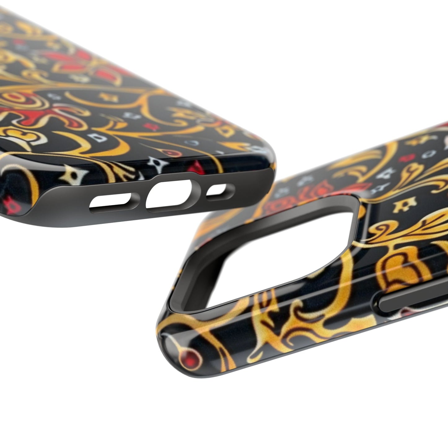 Floral Filigree Magnetic Impact Phone Case - DIGITAL X