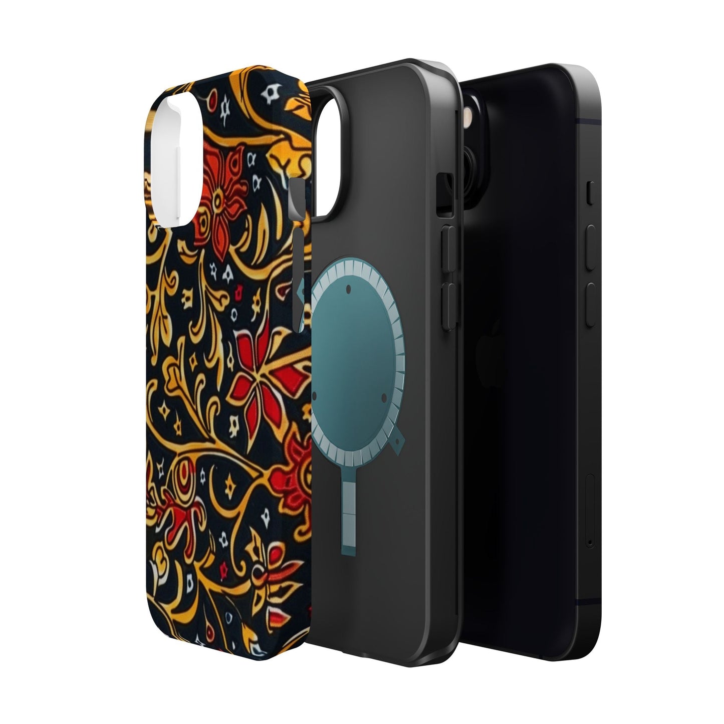 Floral Filigree Magnetic Impact Phone Case - DIGITAL X
