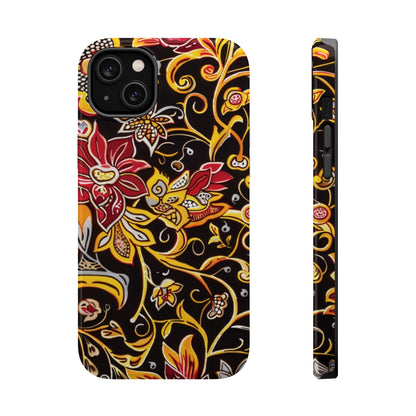 Floral Filigree Magnetic Impact Phone Case - DIGITAL X