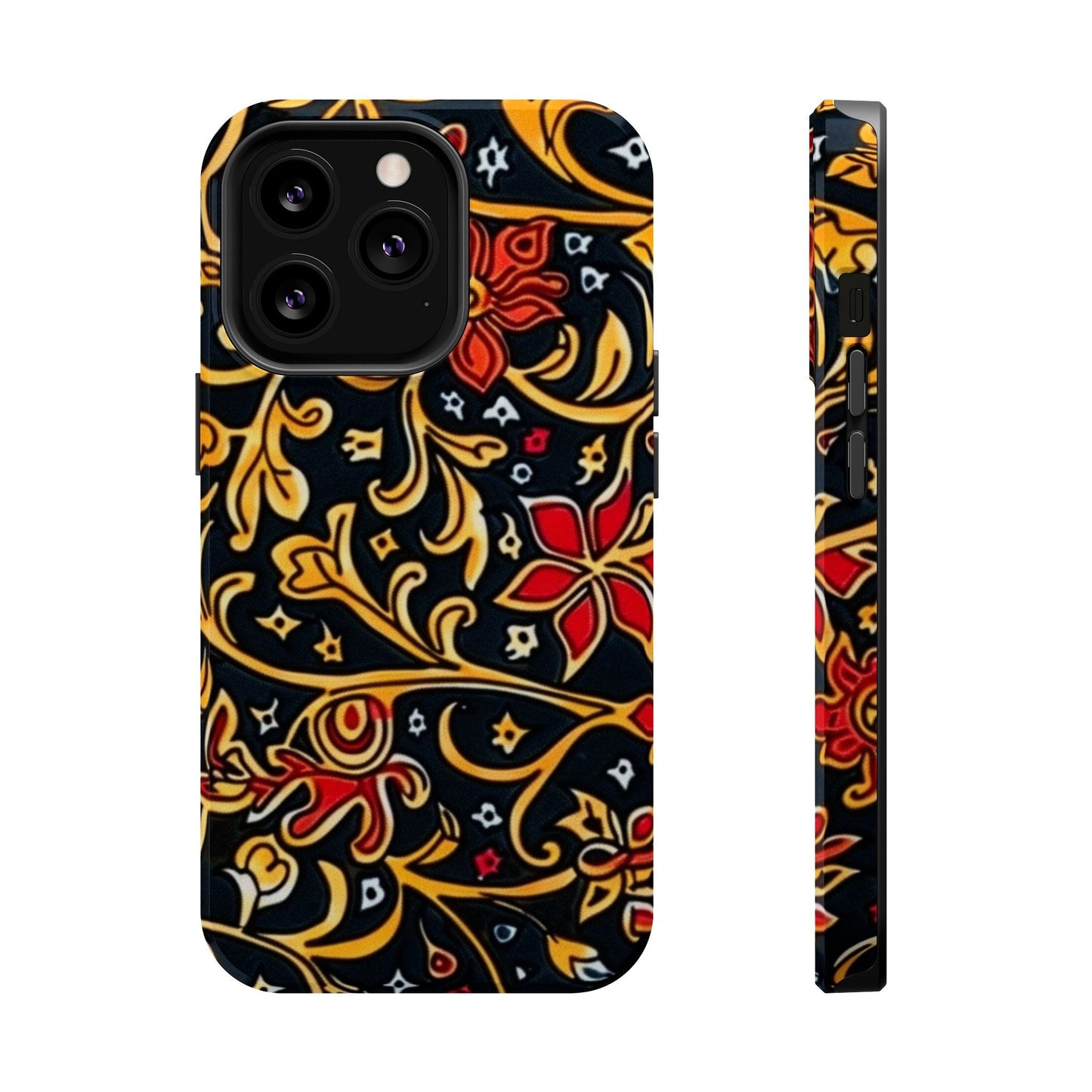 Floral Filigree Magnetic Impact Phone Case - DIGITAL X
