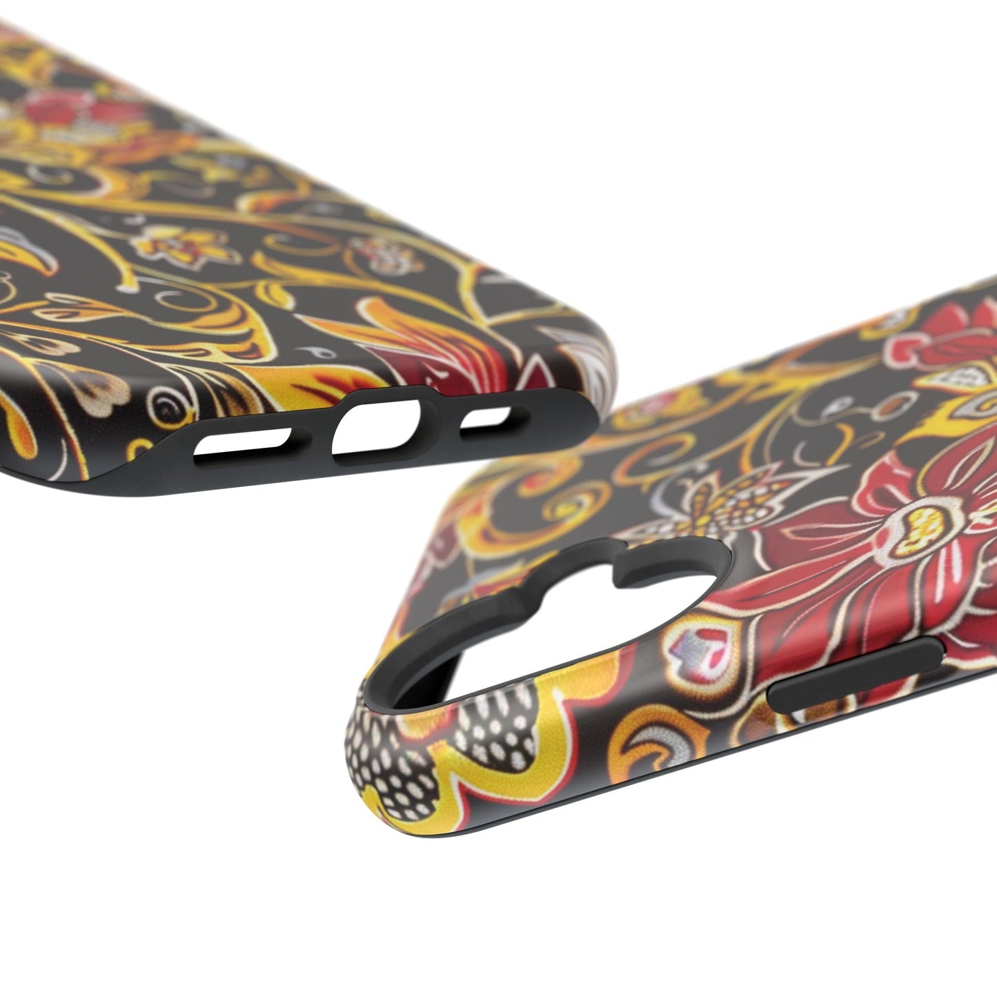 Floral Filigree Magnetic Impact Phone Case - DIGITAL X