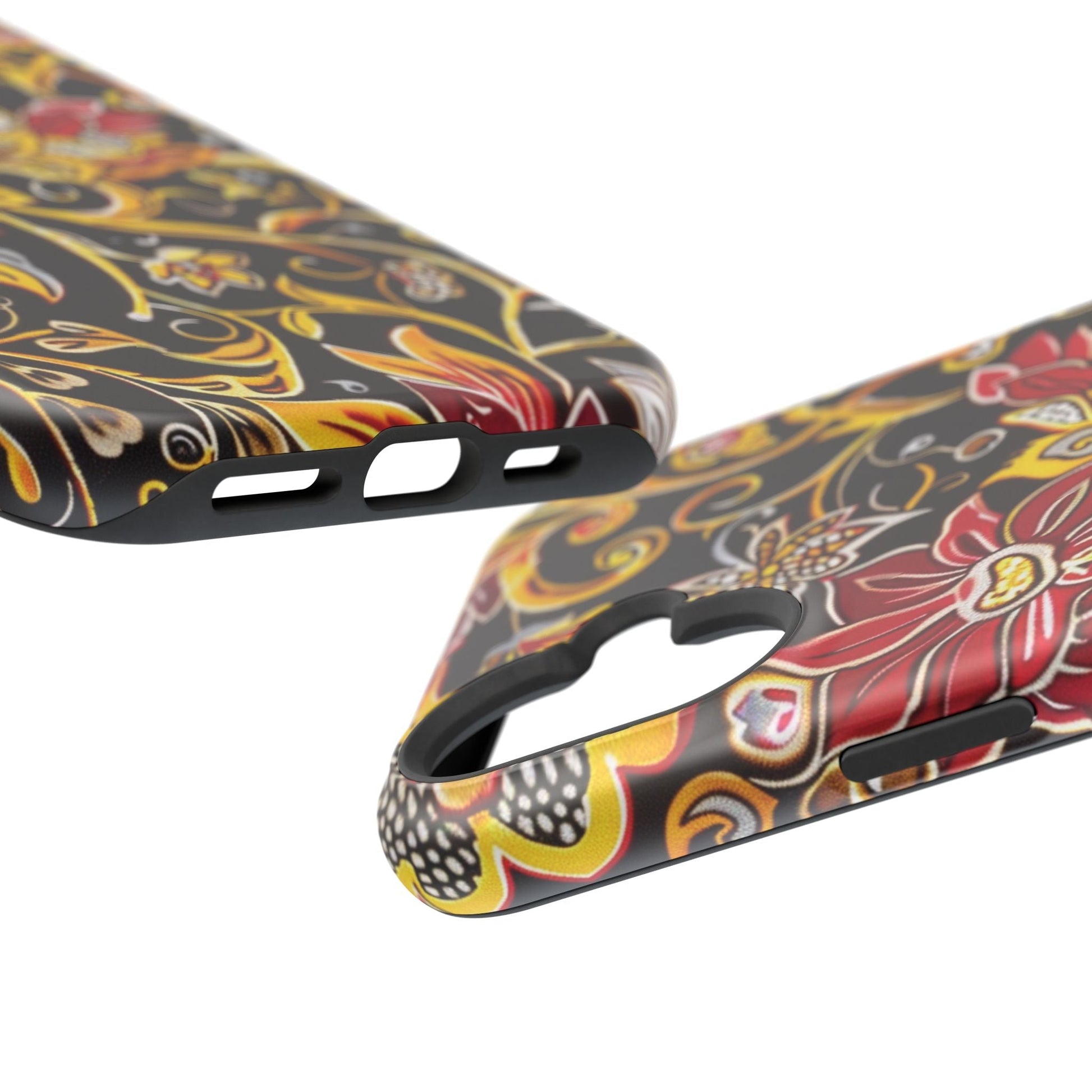 Floral Filigree Magnetic Impact Phone Case - DIGITAL X
