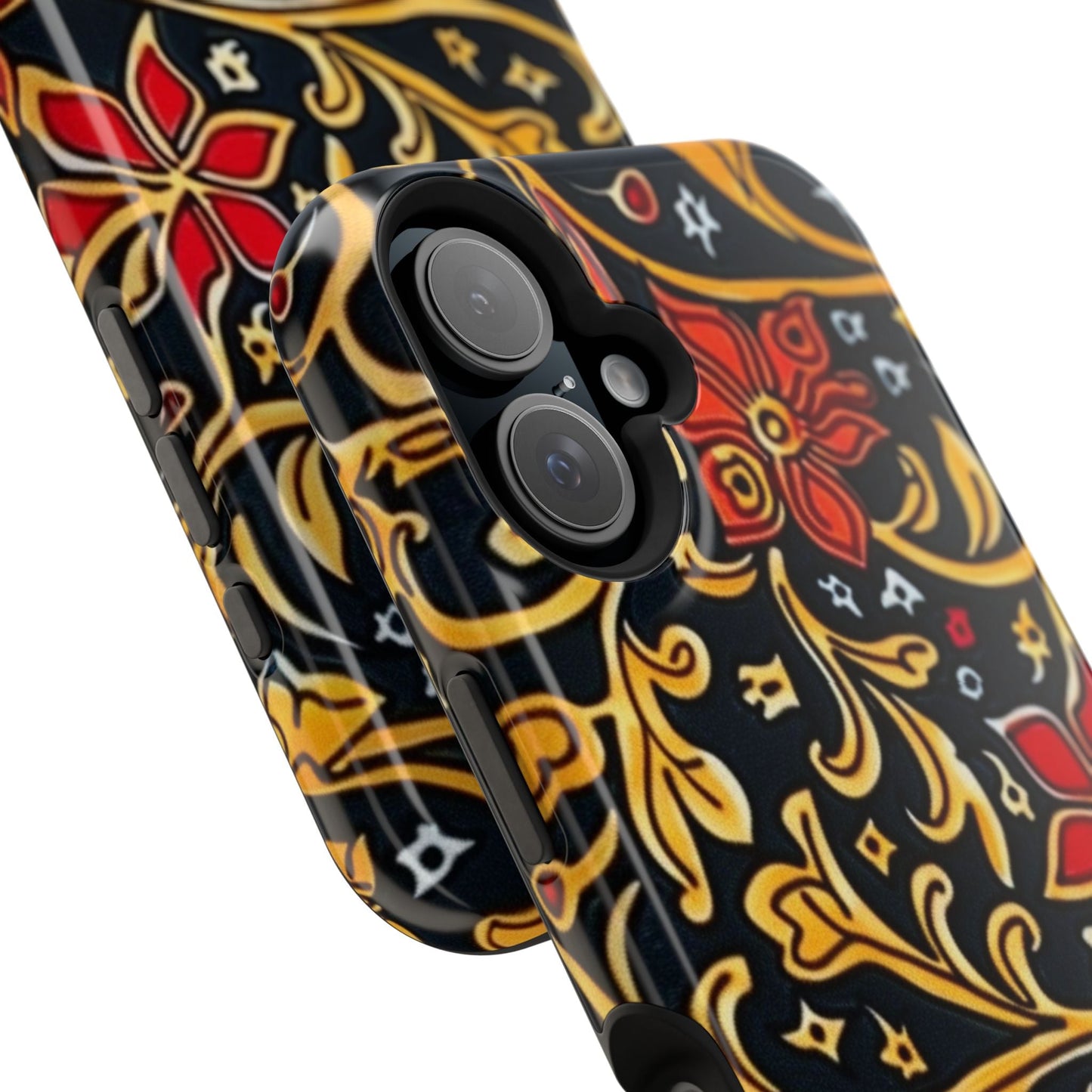 Floral Filigree Magnetic Impact Phone Case - DIGITAL X