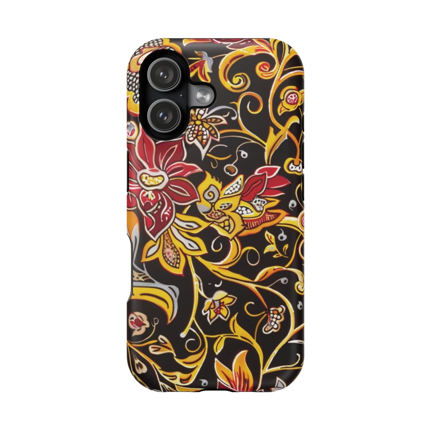 Floral Filigree Magnetic Impact Phone Case - DIGITAL X