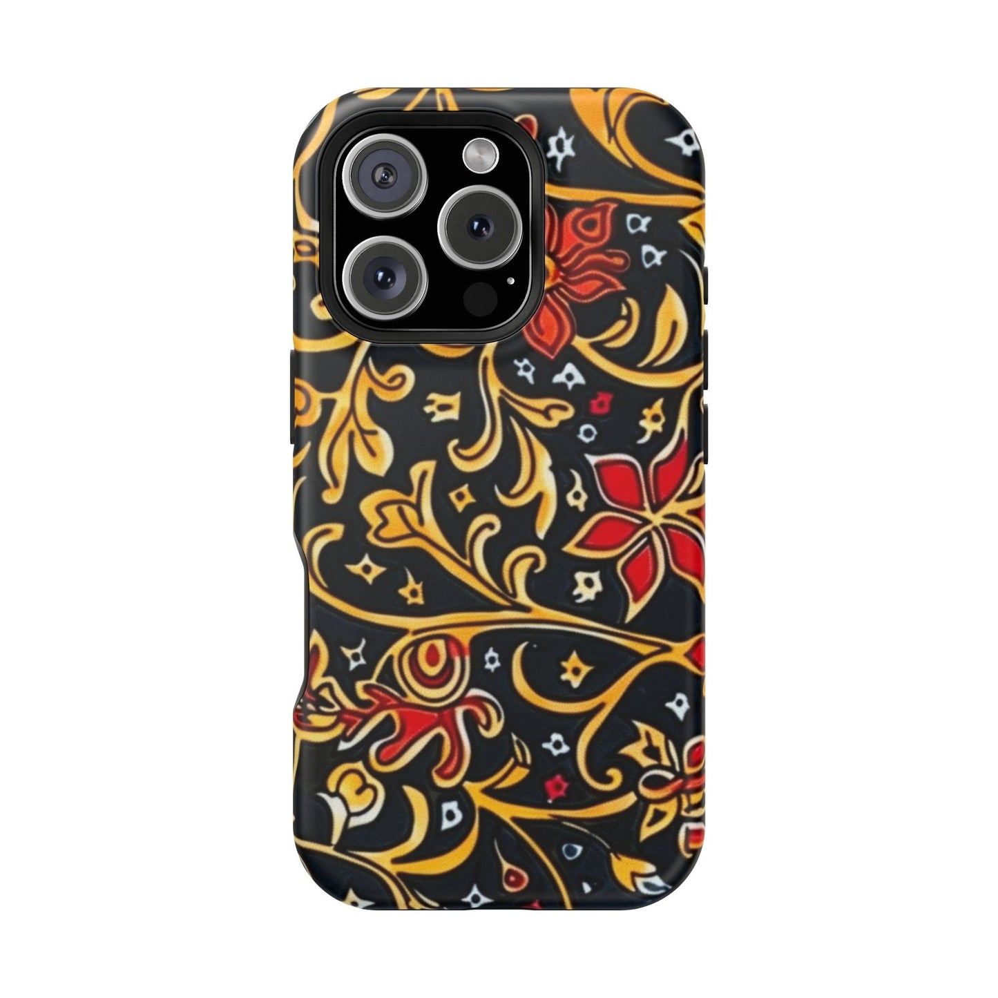 Floral Filigree Magnetic Impact Phone Case - DIGITAL X