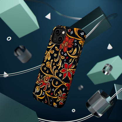 Floral Filigree Magnetic Impact Phone Case - DIGITAL X