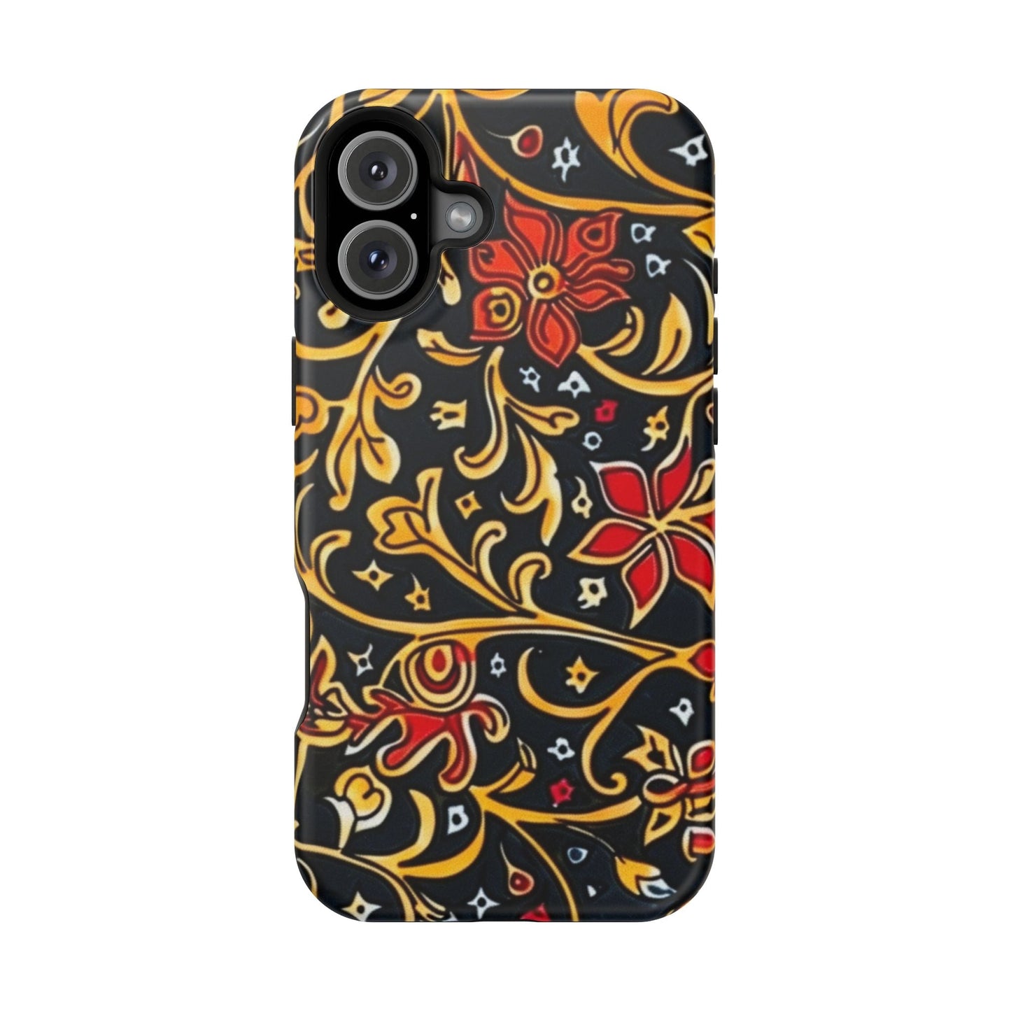 Floral Filigree Magnetic Impact Phone Case - DIGITAL X