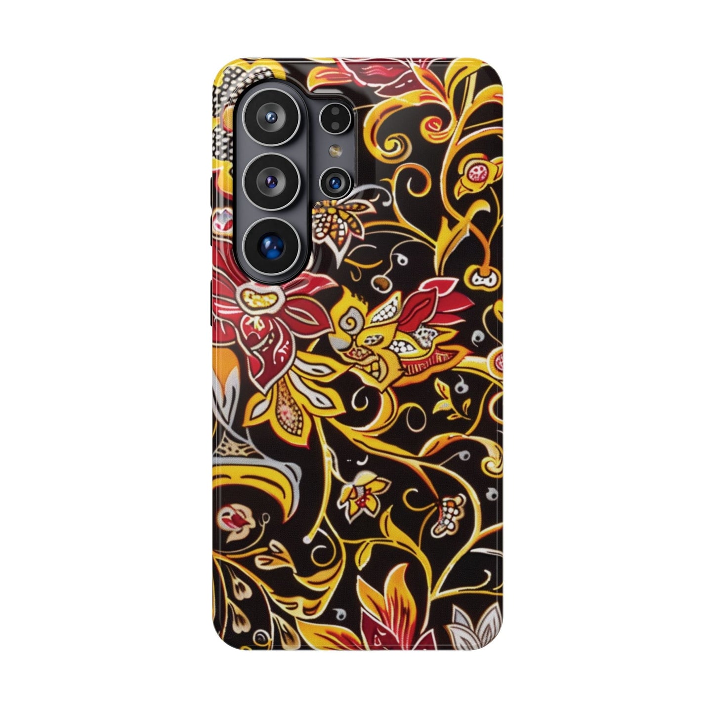 Floral Filigree Magnetic Impact Phone Case - DIGITAL X