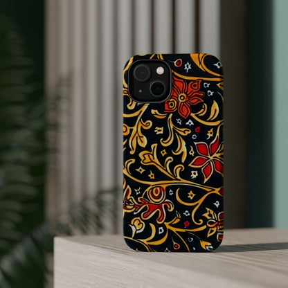 Floral Filigree Magnetic Impact Phone Case - DIGITAL X