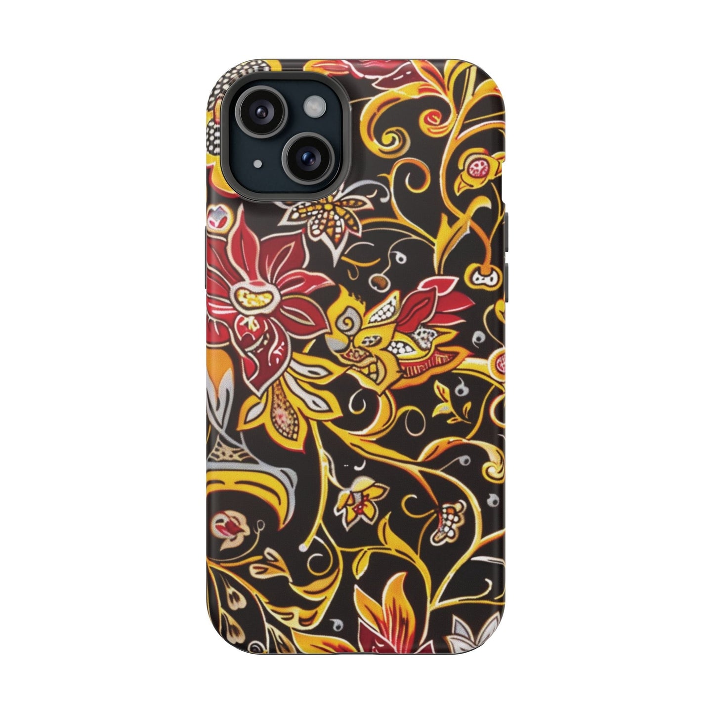 Floral Filigree Magnetic Impact Phone Case - DIGITAL X