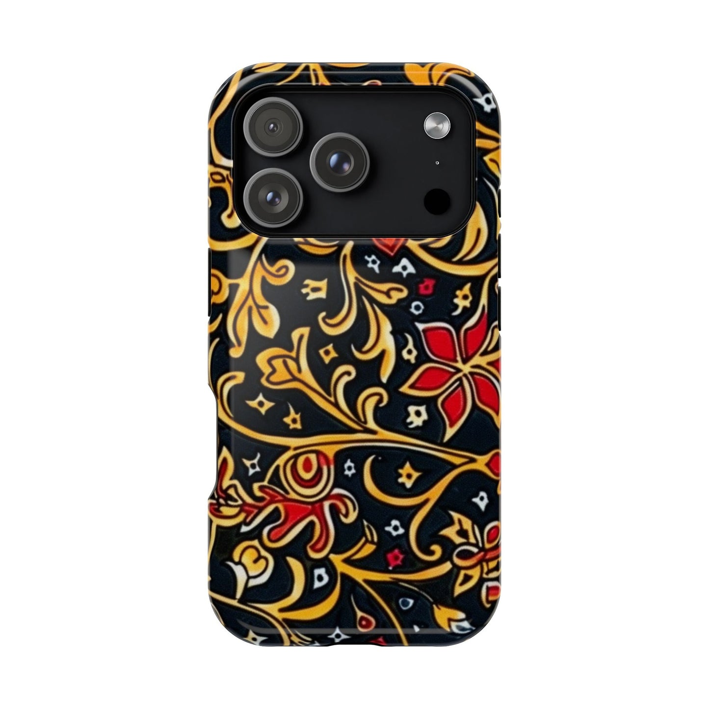 Floral Filigree Magnetic Impact Phone Case - DIGITAL X