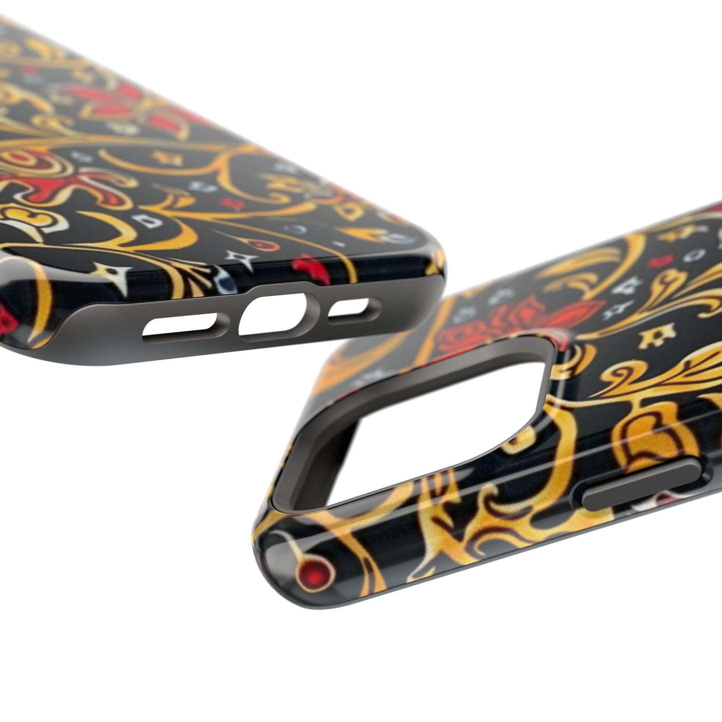 Floral Filigree Magnetic Impact Phone Case - DIGITAL X