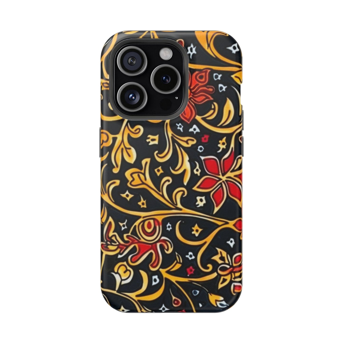 Floral Filigree Magnetic Impact Phone Case - DIGITAL X