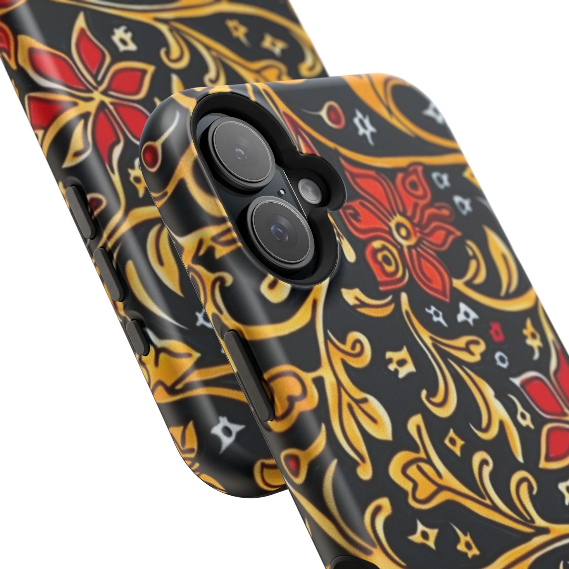 Floral Filigree Magnetic Impact Phone Case - DIGITAL X