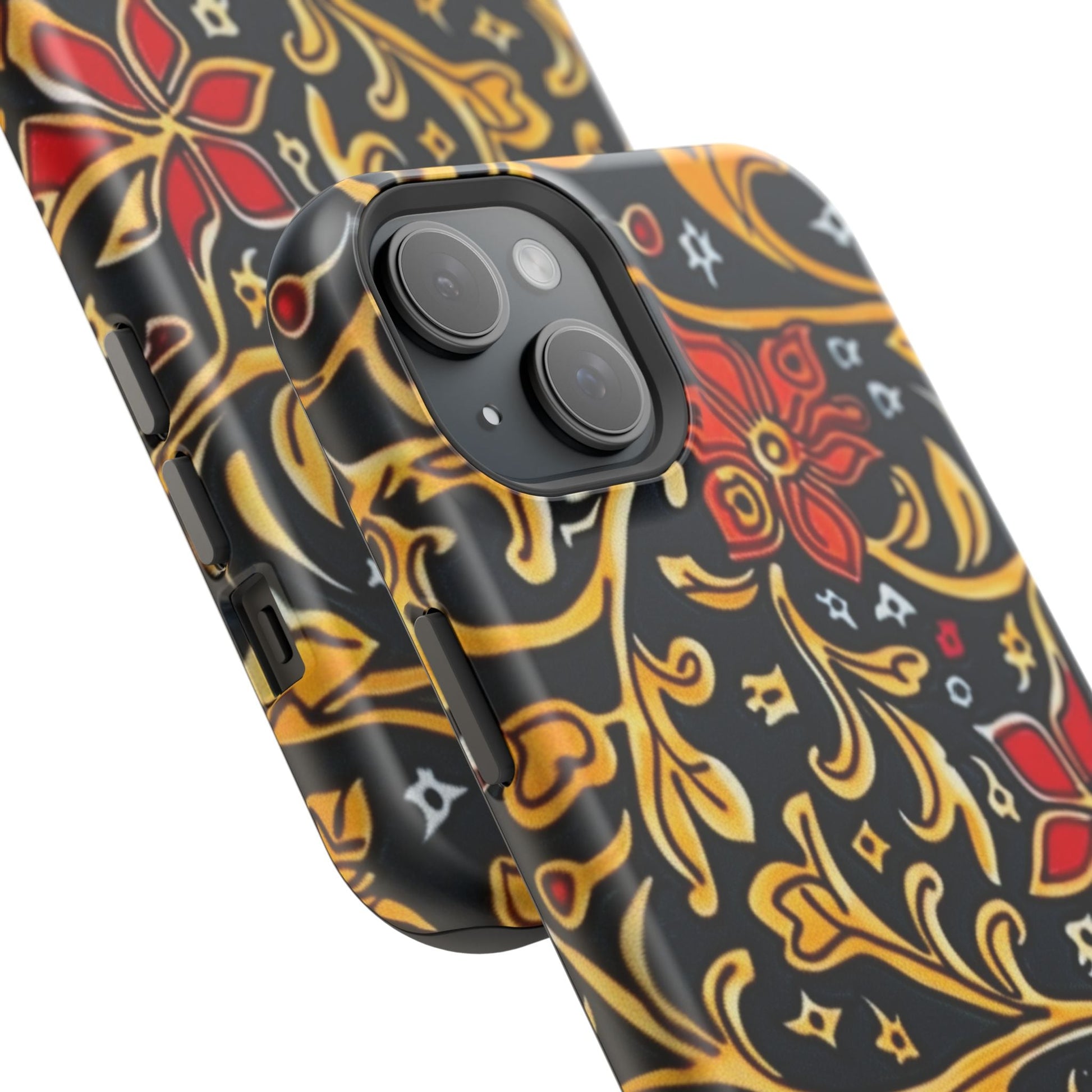 Floral Filigree Magnetic Impact Phone Case - DIGITAL X