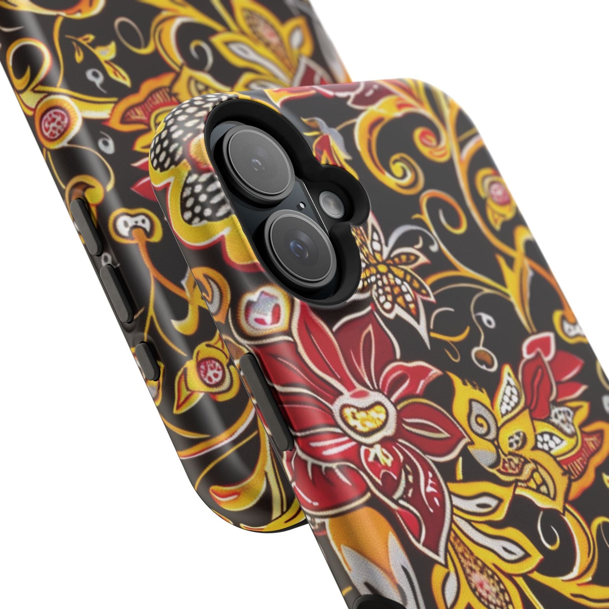 Floral Filigree Magnetic Impact Phone Case - DIGITAL X