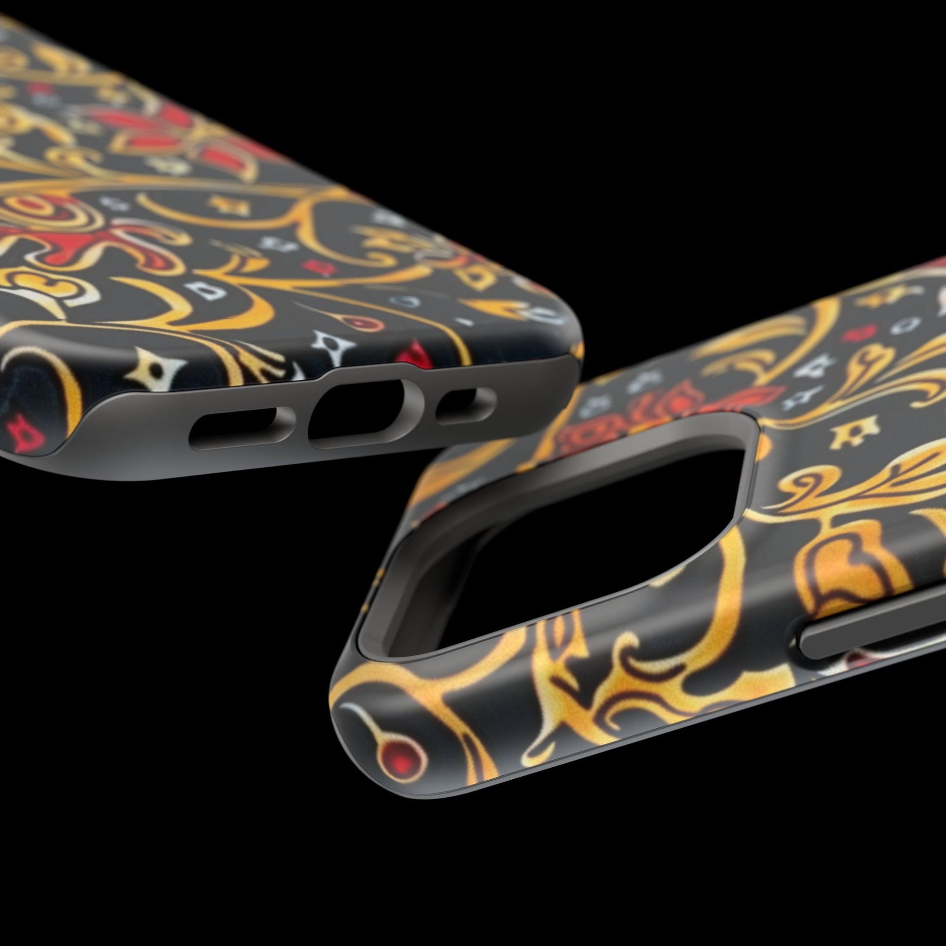 Floral Filigree Magnetic Impact Phone Case - DIGITAL X