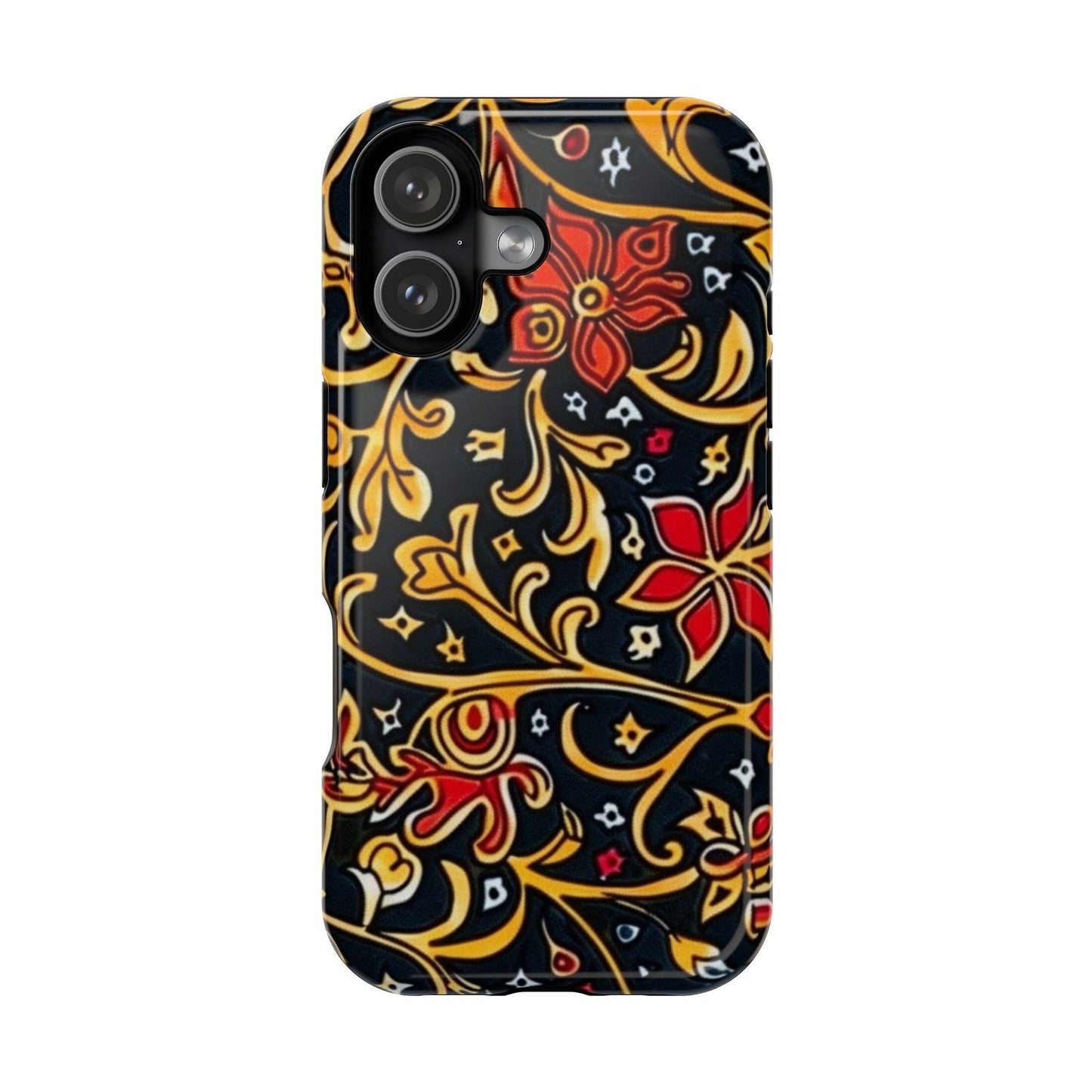 Floral Filigree Magnetic Impact Phone Case - DIGITAL X