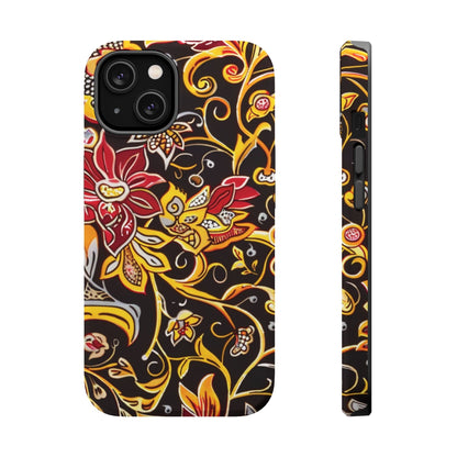 Floral Filigree Magnetic Impact Phone Case - DIGITAL X