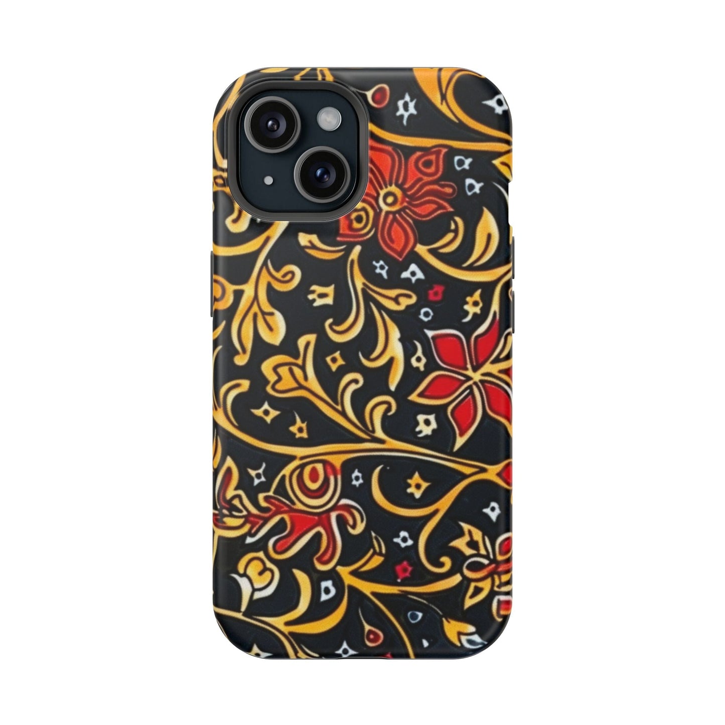 Floral Filigree Magnetic Impact Phone Case - DIGITAL X