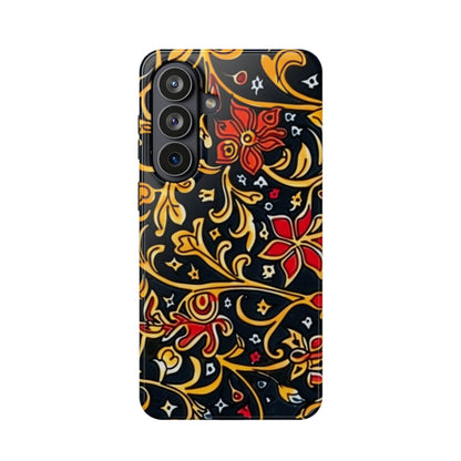 Floral Filigree Magnetic Impact Phone Case - DIGITAL X