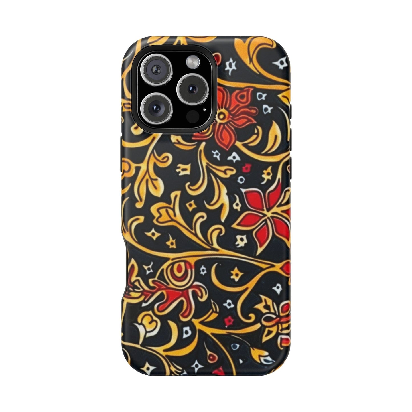 Floral Filigree Magnetic Impact Phone Case - DIGITAL X
