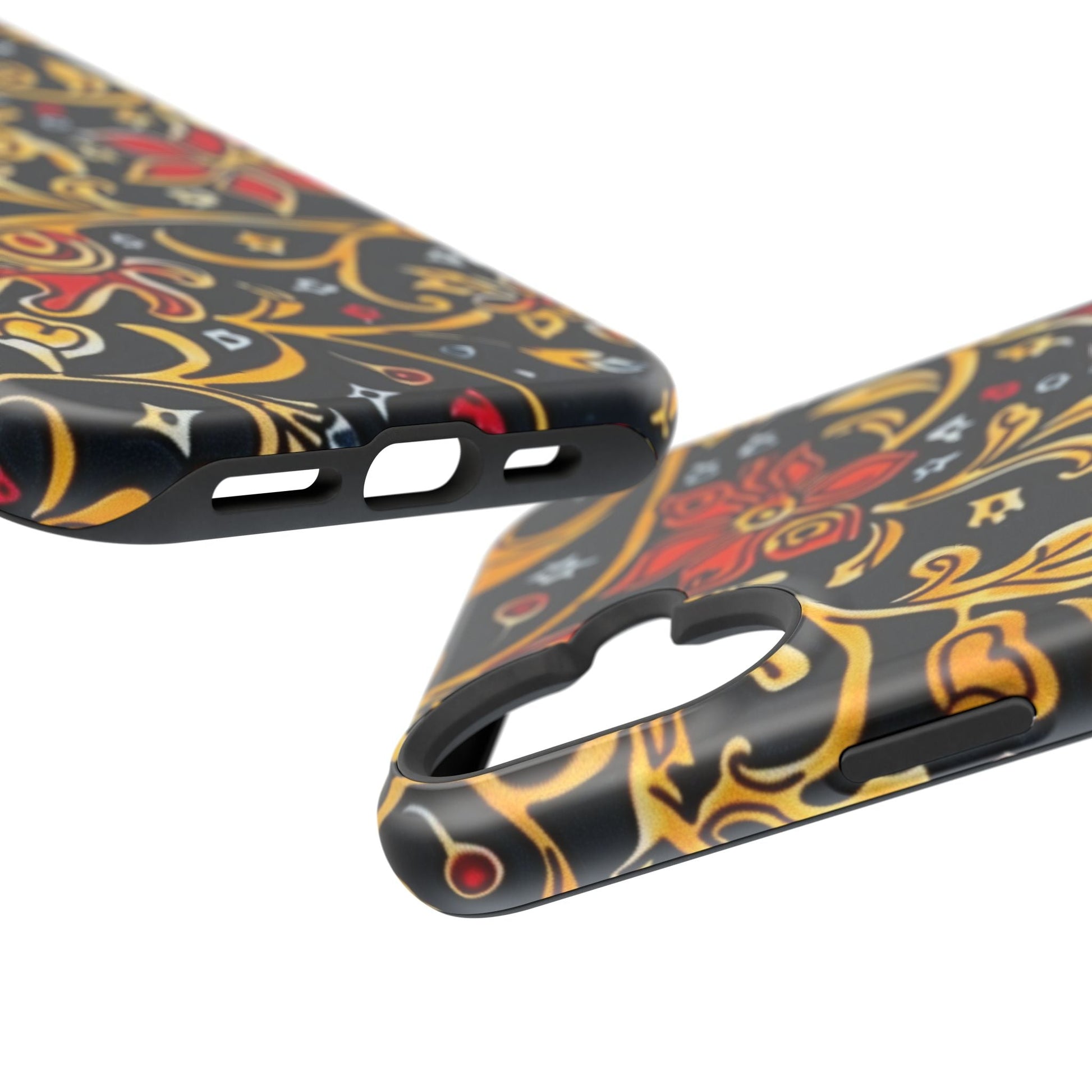 Floral Filigree Magnetic Impact Phone Case - DIGITAL X