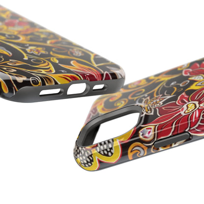 Floral Filigree Magnetic Impact Phone Case - DIGITAL X