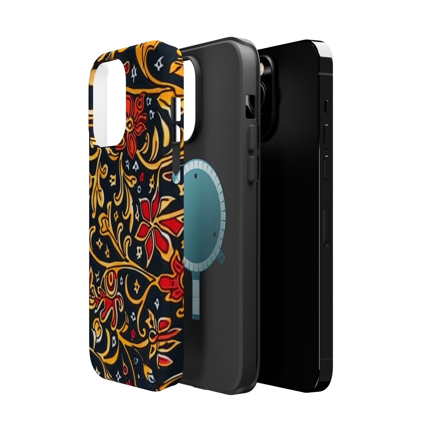 Floral Filigree Magnetic Impact Phone Case - DIGITAL X