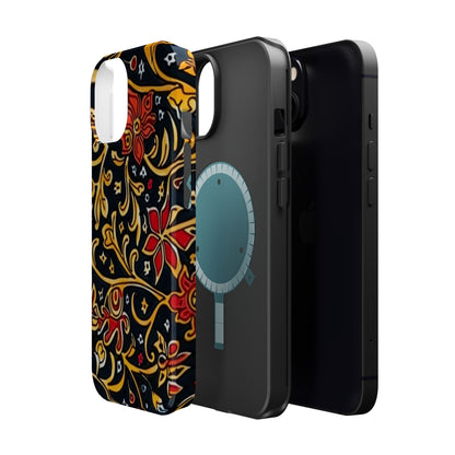 Floral Filigree Magnetic Impact Phone Case - DIGITAL X