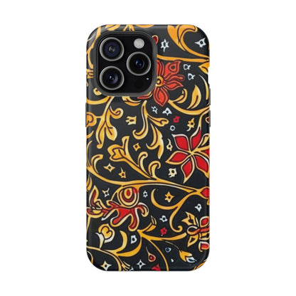 Floral Filigree Magnetic Impact Phone Case - DIGITAL X