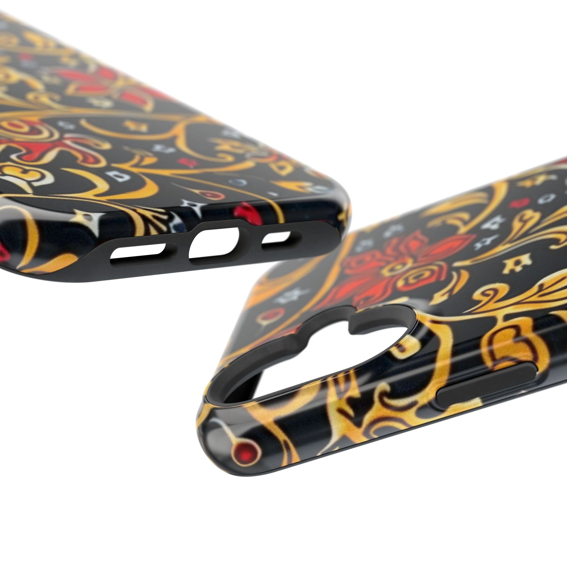 Floral Filigree Magnetic Impact Phone Case - DIGITAL X