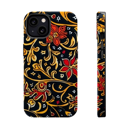 Floral Filigree Magnetic Impact Phone Case - DIGITAL X