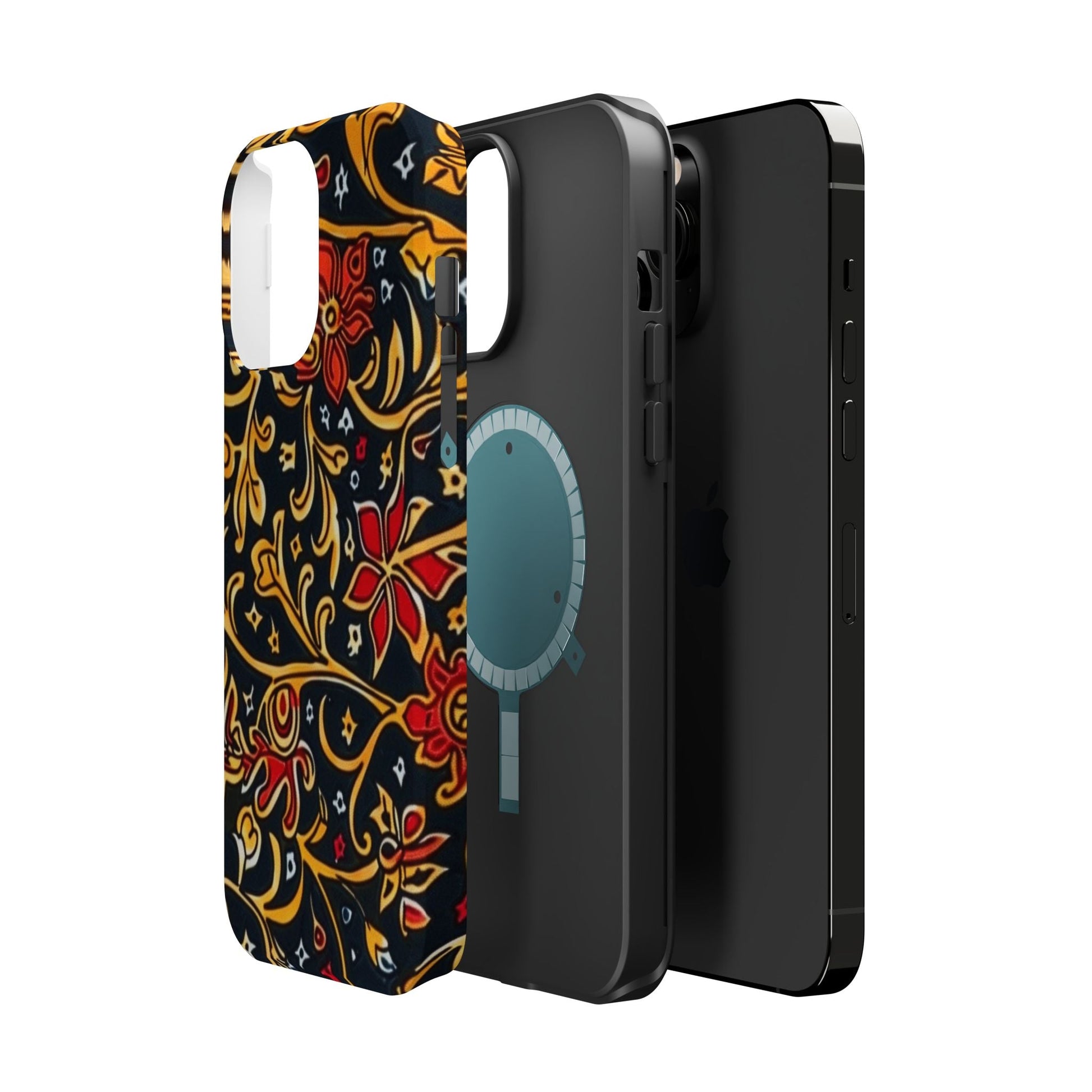 Floral Filigree Magnetic Impact Phone Case - DIGITAL X