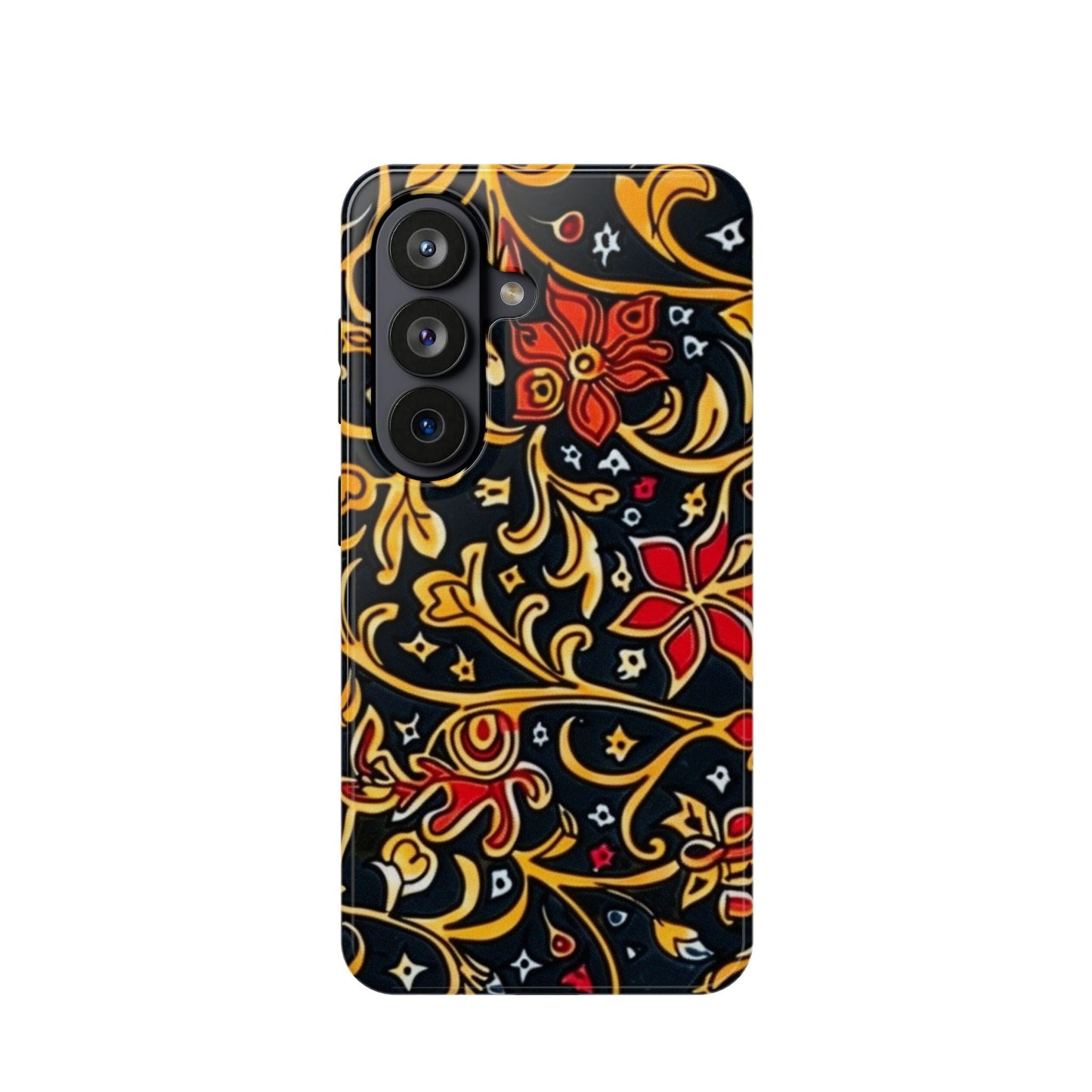 Floral Filigree Magnetic Impact Phone Case - DIGITAL X
