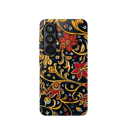 Floral Filigree Magnetic Impact Phone Case - DIGITAL X