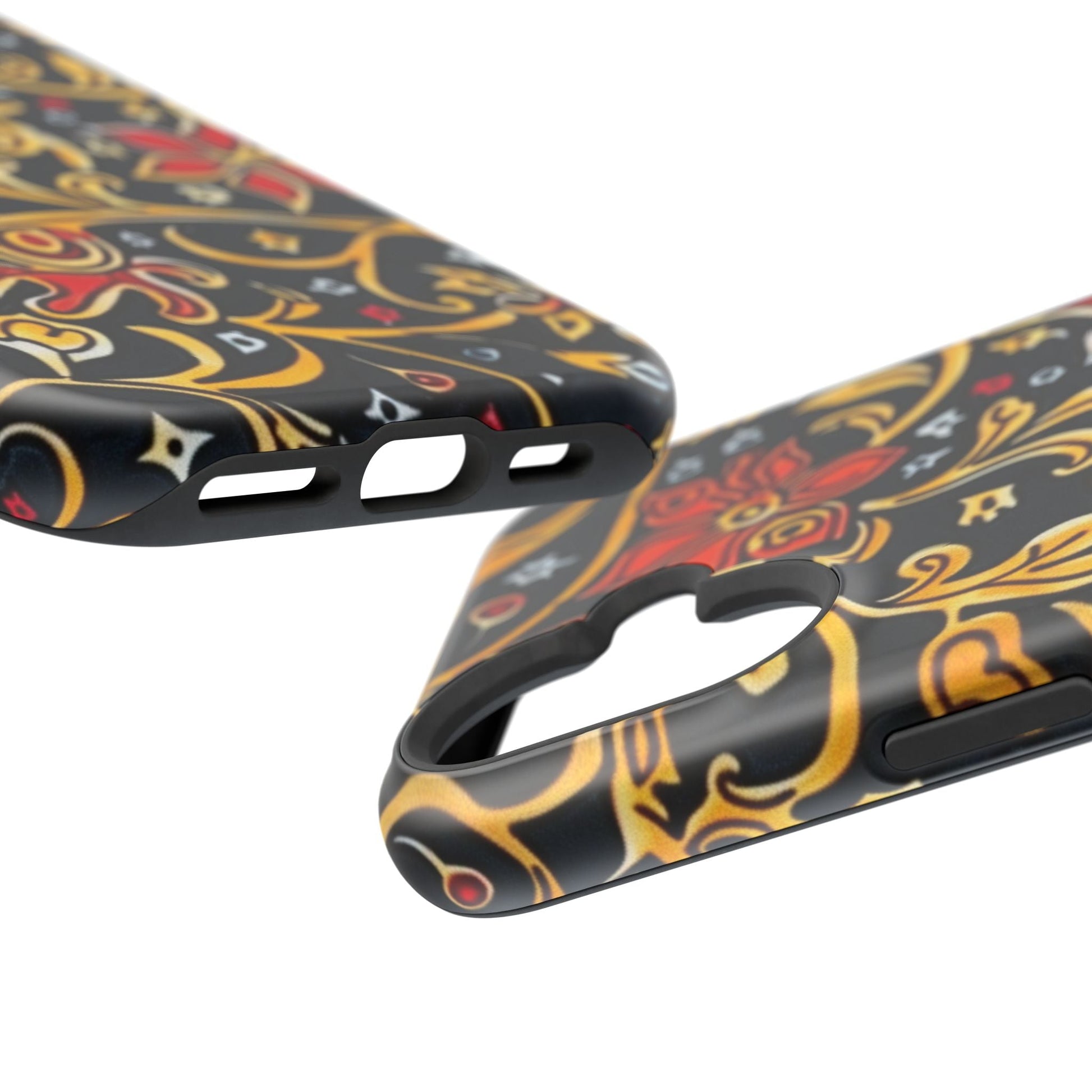 Floral Filigree Magnetic Impact Phone Case - DIGITAL X
