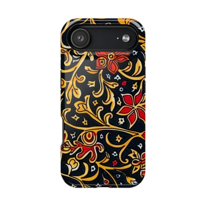Floral Filigree Magnetic Impact Phone Case - DIGITAL X