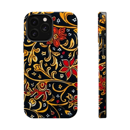 Floral Filigree Magnetic Impact Phone Case - DIGITAL X
