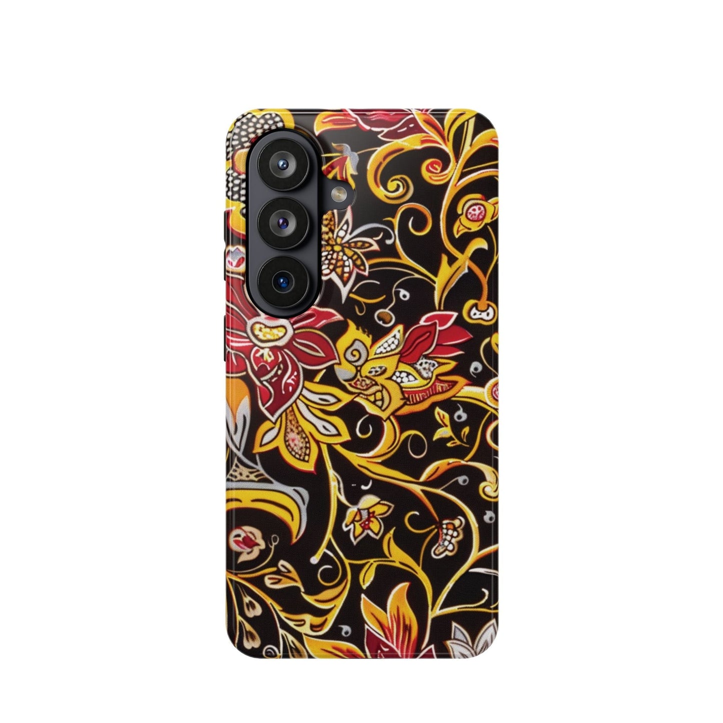 Floral Filigree Magnetic Impact Phone Case - DIGITAL X