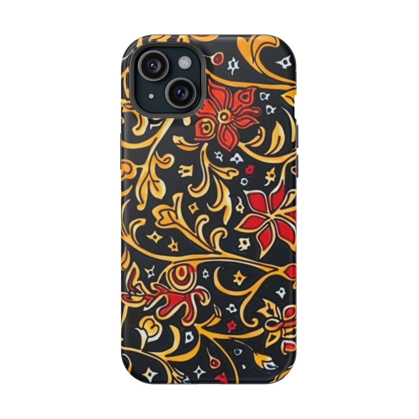 Floral Filigree Magnetic Impact Phone Case - DIGITAL X