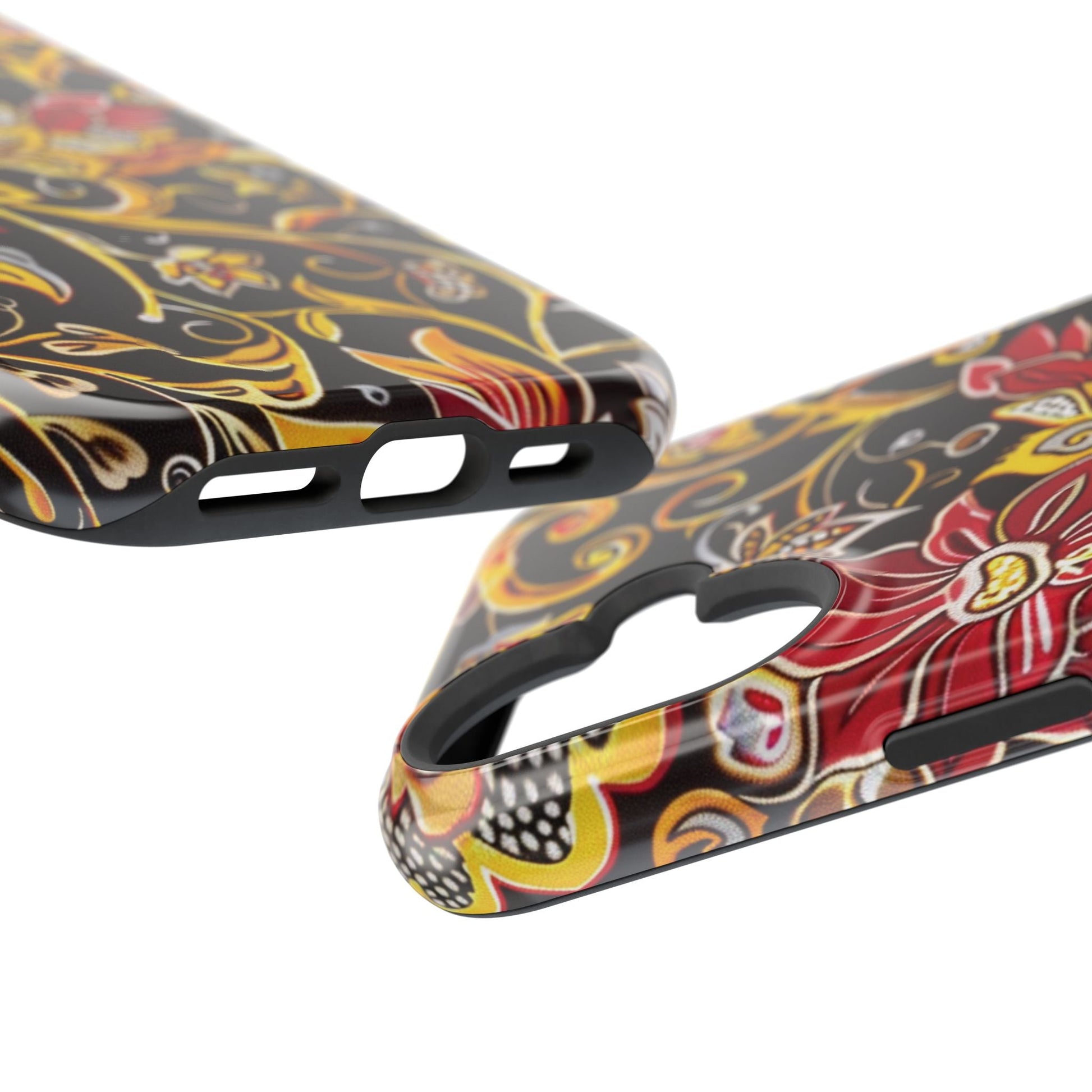 Floral Filigree Magnetic Impact Phone Case - DIGITAL X