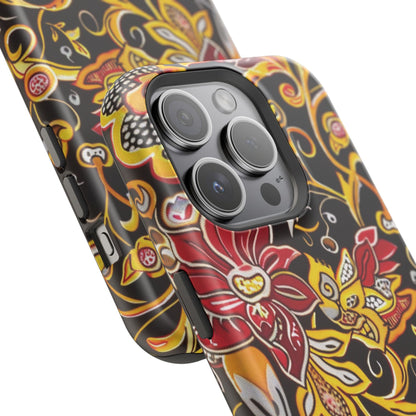 Floral Filigree Magnetic Impact Phone Case - DIGITAL X